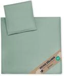Julius Z&ouml;llner Musselin Kinderbettw&auml;sche 80x80 + 35x40 cm | 2-teiliges Set aus