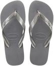 Havaianas M&auml;dchen Top Tiras Flip flops, Stahlgrau 25/26 EU