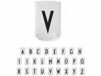 Design Letters Persönliches Trinkglas (V) | Dekorative Wassergläser 350 ml |...