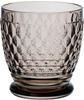 Villeroy und Boch Boston Coloured Trinkglas, 330 ml, Kristallglas, Klar/Grau