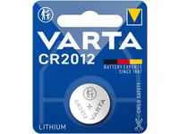 VARTA Batterien Knopfzelle CR2012, 1 Stück, Lithium Coin, 3V, kindersichere