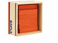 Kapla 9000154 Holzplättchen 40-teilig in Box Orange