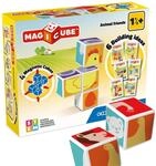 Geomag 132 MAGICUBE Animal Friends Konstruktionsspielzeug, 4 magnetische Teile, 3