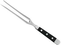 G&uuml;de 1096/18 Solingen - Fleischgabel geschmiedet, 18 cm, POM schwarz, ALPHA,