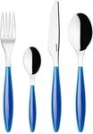 Guzzini - Feeling, 24-Teiliges Besteckset - Mediterranen Blau, 15,8 x 7,5 x h25,5 cm