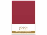 Janine Spannbetttuch 5007 Mako Jersey 90/190 bis 100/200 cm Granat Fb. 71