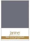 Janine Spannbetttuch 5007 Mako Jersey 90/190 bis 100/200 cm opalgrau Fb. 48
