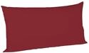 Fleuresse Colours Kissenbezug, Mako Satin, Dunkelrot, 40 x 80 cm