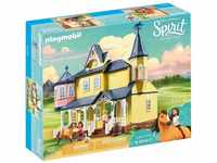 PLAYMOBIL Playmobil-9475 Spirit Casa de Lucky, Mehrfarbig (9475)