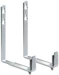 Alba Krapf Blumenkastenhalter Satz verz. Blumenkasten-Wandhalter (1V), Silber
