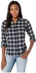 Fj&auml;llr&auml;ven &Ouml;vik Flannel Shirt Women, L, Dark Navy