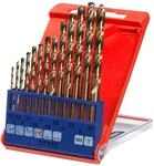 kwb HSS-TIN Titan Metallbohrer-Satz &ndash; Bohrer-Set, 13-teilig, &Oslash; 1,5 bis 6,5 mm