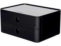 HAN Schubladenbox Allison SMART-BOX mit 2 Schubladen und Trennwand, Kabelführung,