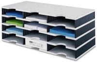 styrodoc 243990 Sortierstation trio mit 12 F&auml;chern/268030498 723x331x293mm