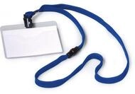 Durable Namensschild (mit Textilband 10, 60 x 90 mm, Bandl&auml;nge 44 cm) Packung &agrave; 10