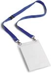Durable Event-Namensschild A6 mit Textilband Duo, 10 St&uuml;ck, dunkelblau, 852507