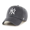 '47 New York Yankees Adjustable Cap Clean Up MLB Charcoal/White - One-Size