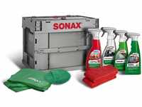 SONAX TruckerBox-Paket: Innenraumpflegebox (7-teilig) hochwertige Produkte + Zubehör