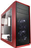 Fractal Design Focus G Red Window, PC Gehäuse (Midi Tower mit seitlichem Fenster)