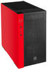 SilverStone SST-RL08BR-RGB - Red Line Mini Tower Micro-ATX Gaming Computer Gehäuse,