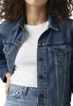 Levi's Damen Original Trucker Soft As Butter Dark L
