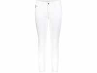 MAC JEANS Damen Slim Fringe Slim Jeans, per Pack Weiß (White Denim D010),...