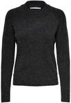 ONLY Damen Pullover Strickpullover ONLRICA Life 15204279,Black/Detail:w. Melange,XS