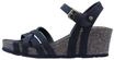 Panama Jack Vera Basics, Damen Peeptoe Sandalen, Blau (Marino/Navy), 41 EU (8 UK)