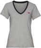 Levi's Damen Perfect V-Neck T-Shirt,Annalise Stripe Cloud Dancer,M