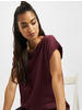 Urban Classics Damen Ladies Extended Shoulder Tee T-Shirt, cherry, XS