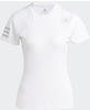 adidas Damen Shirt Club Tee, Weiß/Gridos, GL5529, Gr. XS