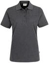 HAKRO Damen Polo-Shirt Performance - 216 - anthrazit - Gr&ouml;&szlig;e: L