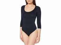 FALKE Damen Shapewear Ganzkörper-Body Stringbody W BO Baumwolle Langarmbody 1