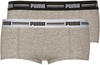 PUMA Damen Mini Boxershorts, Grey/Grey, XL