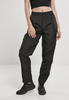 Urban Classics Damen Ladies Shiny Crinkle Nylon Zip Pants Trainingshose, Schwarz, L