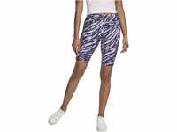 Urban Classics Damen Radler-Hose Ladies Tie Dye Cycling Yoga-Shorts, darkshadow/pink,