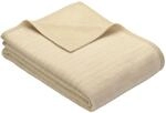 Ibena Fano Sofaschoner 100x200 cm &ndash; Sofaschutz wollwei&szlig; Creme, toller Couchschoner