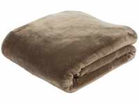 Gözze - Premium Cashmere-Feeling Wohn- und Kuscheldecke, 500 g/m², 130 x 170 cm -