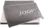Joop! Wohndecke Melange - Doubleface Baumwollmischung Graphit-Ecru Gr&ouml;&szlig;e...