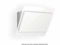 SILVERLINE Indira IDW 900 W Wandhaube kopffrei Edelstahl/Glas Weiß 90 cm