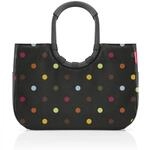 reisenthel loopshopper L in Dots, schwarzer Rahmen &ndash; Stabile Tasche mit praktischen