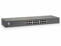 LevelOne GSW-2457 Gigabit Ethernet Switch Netzwerkswitch 24 Port 19 Zoll