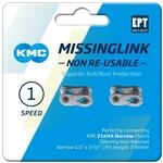 KMC Unisex &ndash; Erwachsene Kettenverschlussglied Z1eHX Narrow EPT, Silber,...