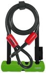ABUS B&uuml;gelschloss Ultra 410 + SH34-Halterung + Sicherungskabel Cobra 10/120 -