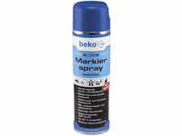 Beko 2943500 TecLine Markierspray 500 ml, Leuchtblau