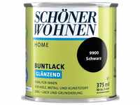 DurAcryl Buntlack Schwarz 375 ml RAL 9900 Glänzend Schöner Wohnen