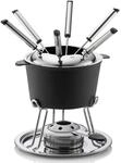 kela Fleischfondue Set 11tlg, Gusseisen Fondue f&uuml;r 6 Personen COMORE, Fondueset mit