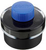 LAMY T 52 Tinte 829 – Tintenglas in der Farbe Blau mit Tintensammelbecken und