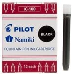 PILOT Tintenpatronen Namiki, f&cedil;r F&cedil;llhalter Capless, schwarz VE = 1