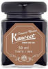 Kaweco Tinte im Glas in der Farbe karamellbraun braun, wasserlöslich, vegan,...